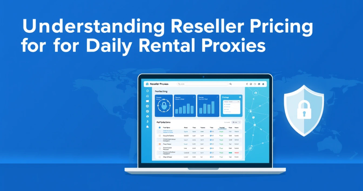 Understanding Reseller Pricing for Daily Rental Proxies