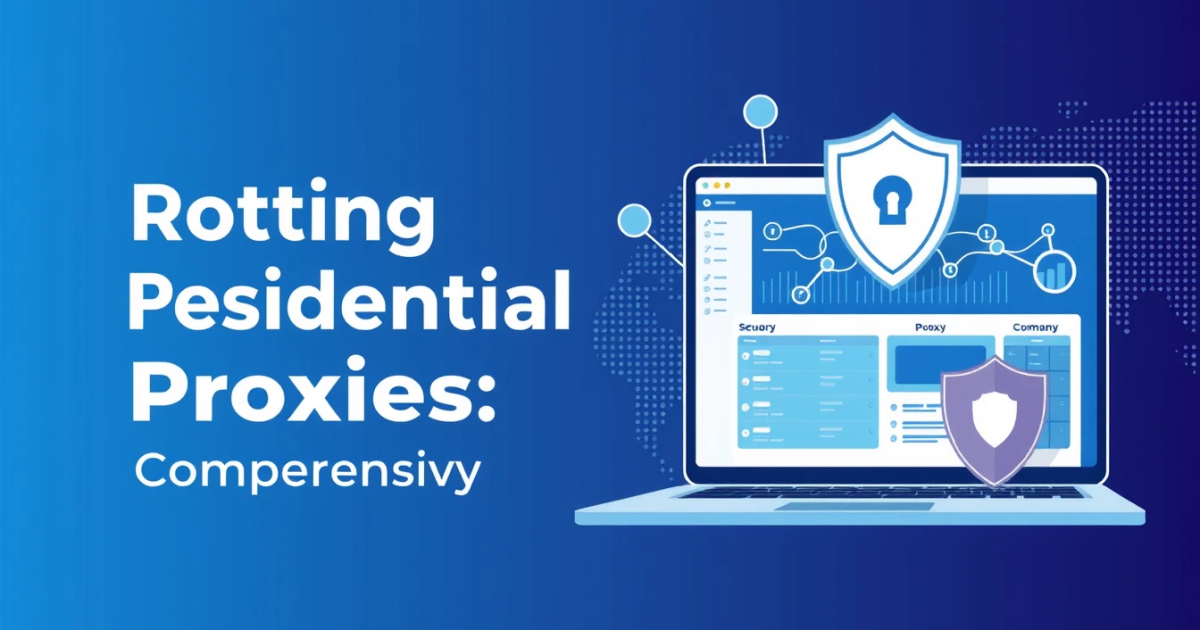 Understanding Rotating Residential Proxies: A Comprehensive Guide