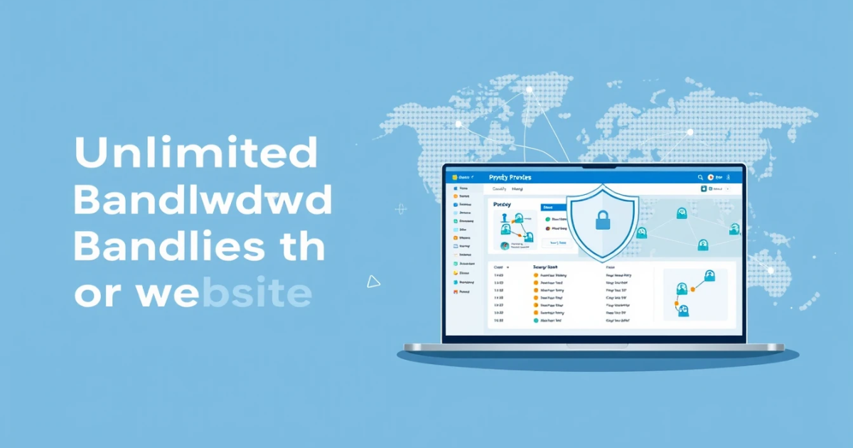 Unlimited Bandwidth Proxies for Website Testing