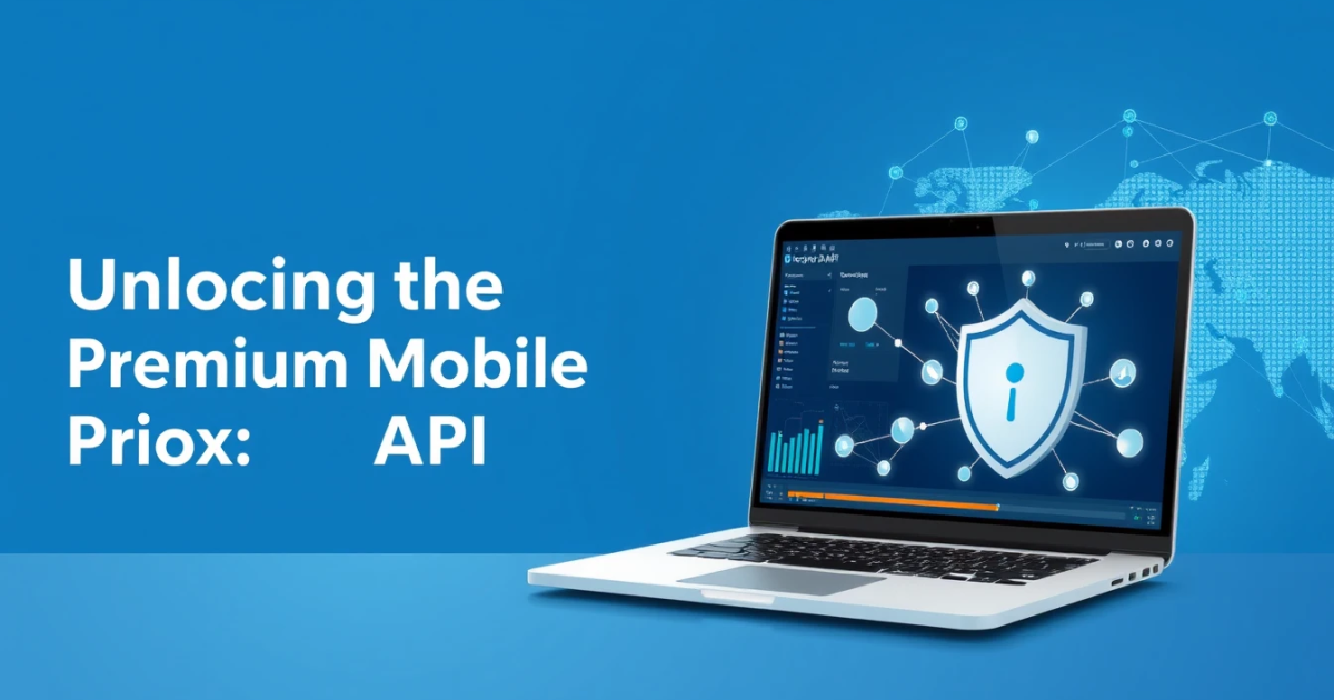Unlocking the Power of Premium Mobile Proxy API
