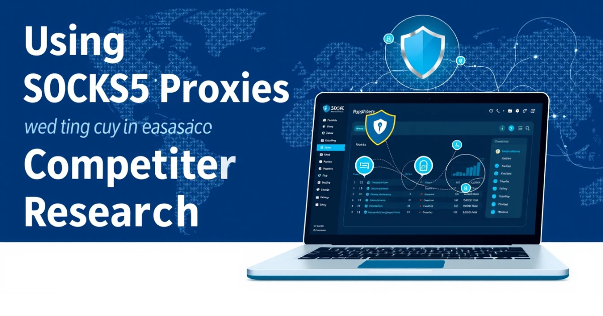 Using SOCKS5 Proxies for Competitor Research: A Comprehensive Guide