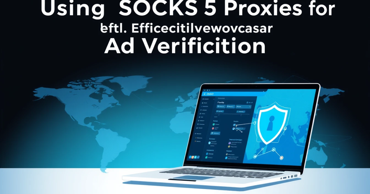 Using SOCKS5 Proxies for Effective Ad Verification