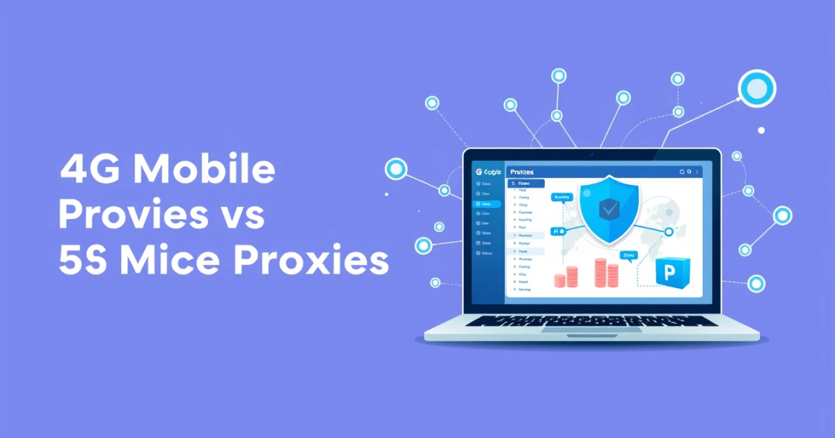 4G Mobile Proxies vs 5G Mobile Proxies: Understanding the Difference