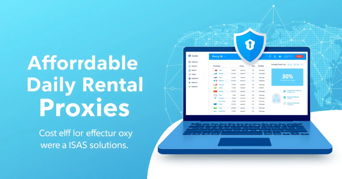 Affordable Daily Rental Proxies: Your Guide to Cost-Effective Proxy Solutions