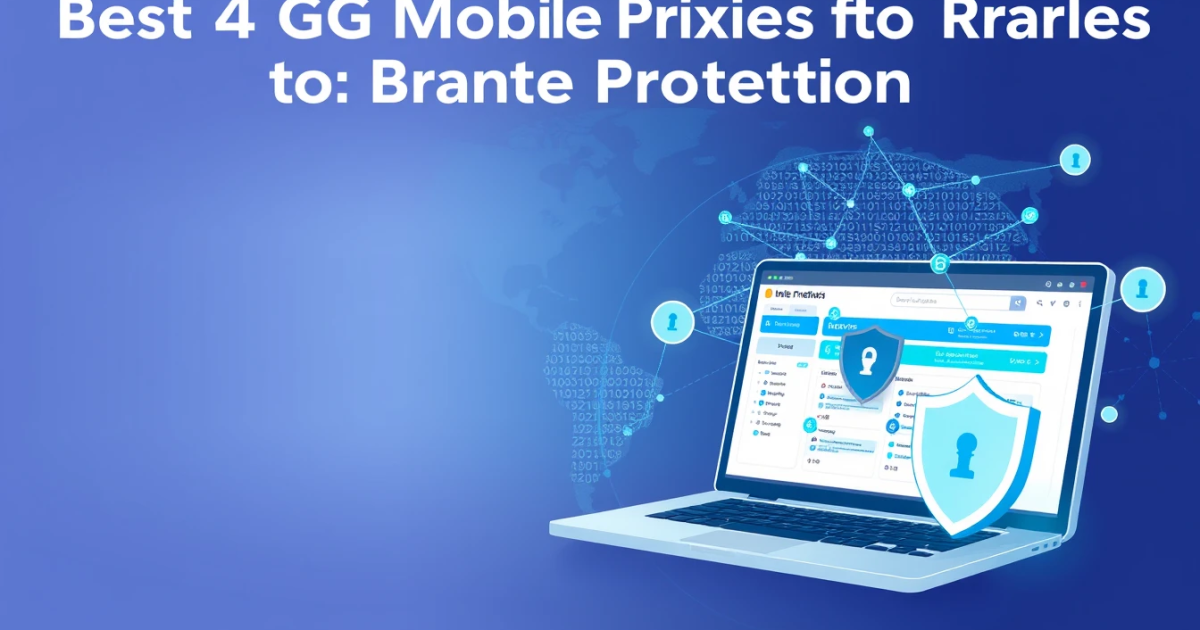 Best 4G Mobile Proxies for Brand Protection