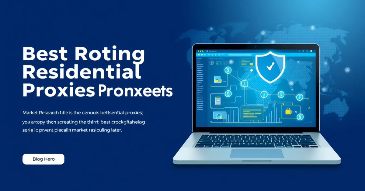 Best Rotating Residential Proxies for Market Research