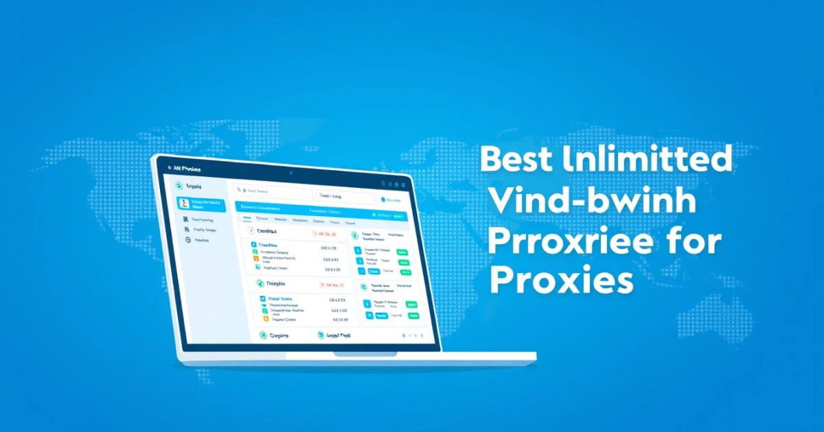 Best Unlimited Bandwidth Proxies for Browser Automation