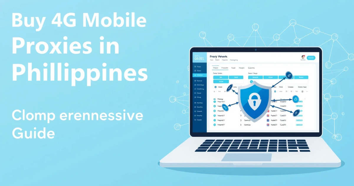 Buy 4G Mobile Proxies in the Philippines: Your Comprehensive Guide