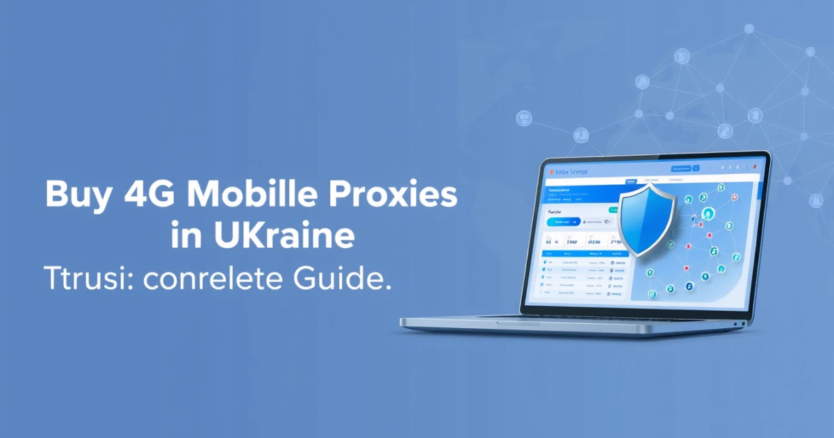 Buy 4G Mobile Proxies in Ukraine: Your Complete Guide