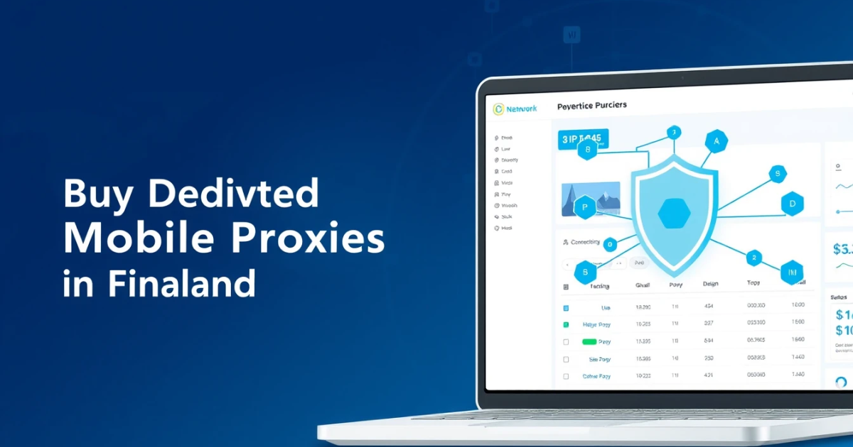 Buy Dedicated Mobile Proxies in Finland: A Comprehensive Guide