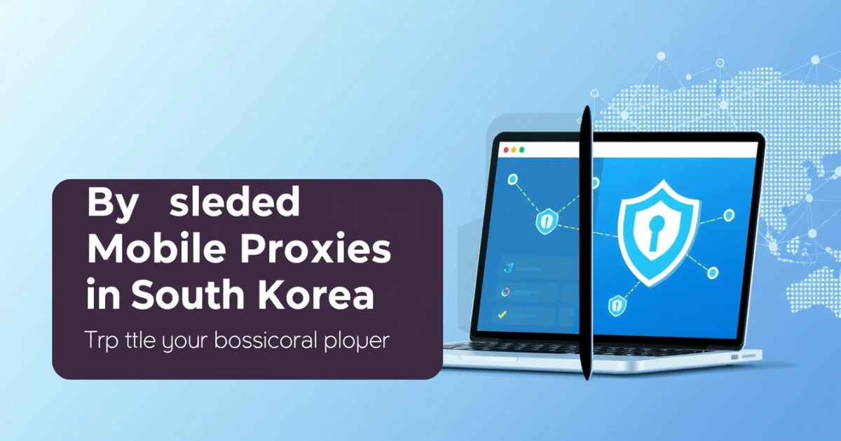 Buy Dedicated Mobile Proxies in South Korea: Your Comprehensive Guide