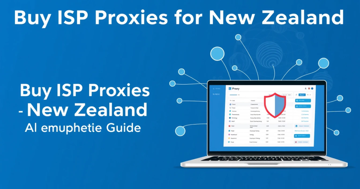 Buy ISP Proxies in New Zealand: A Complete Guide