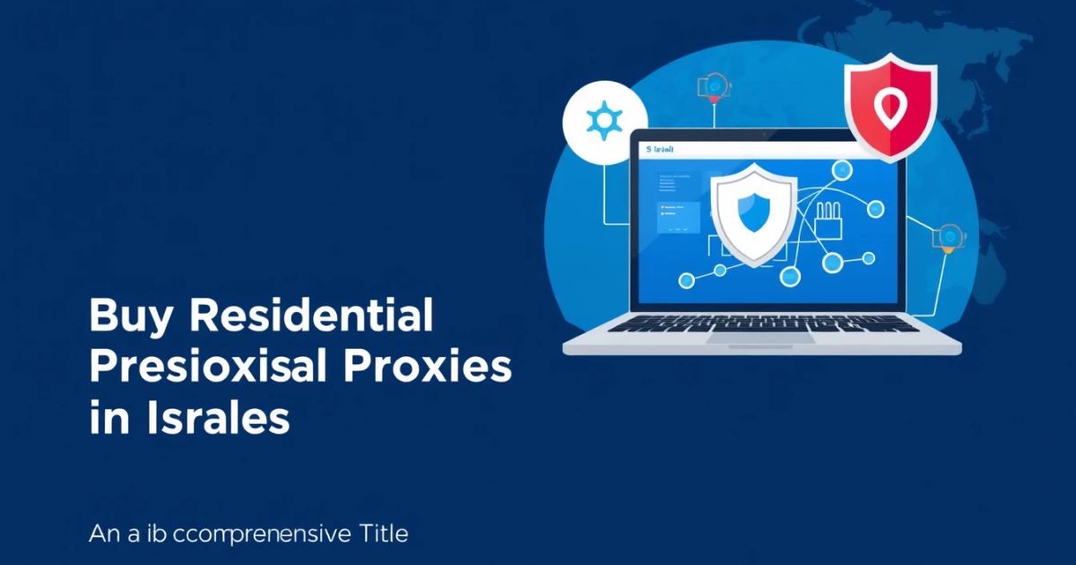 Buy Residential Proxies in Israel: A Comprehensive Guide