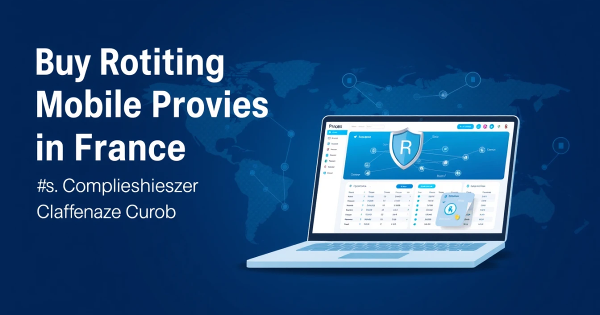 Buy Rotating Mobile Proxies in France: A Comprehensive Guide