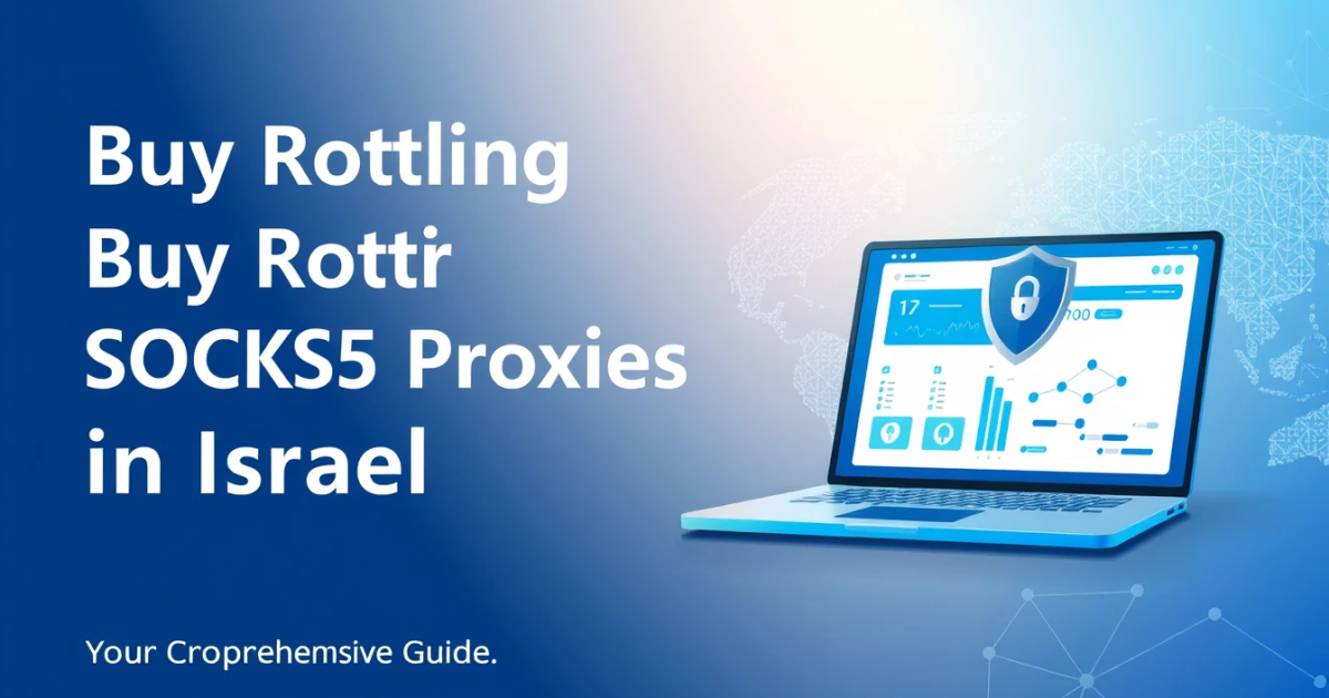 Buy Rotating SOCKS5 Proxies in Israel: Your Comprehensive Guide