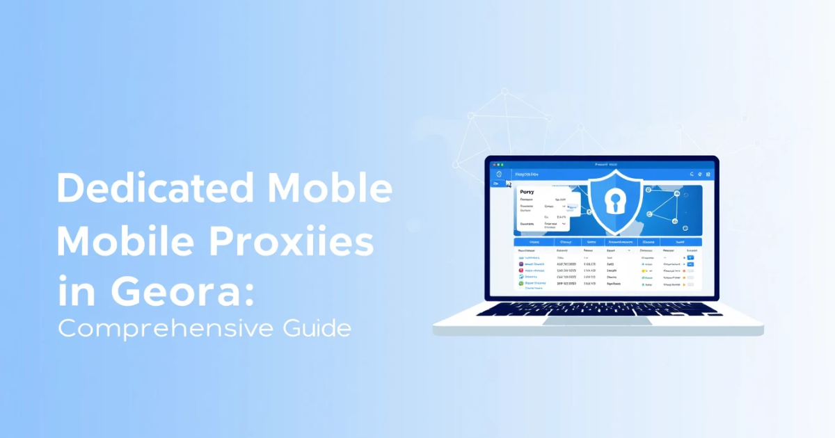 Dedicated Mobile Proxies in Georgia: Comprehensive Guide