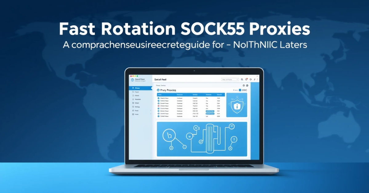 Fast Rotation SOCKS5 Proxies: A Comprehensive Guide for Non-Technical Users