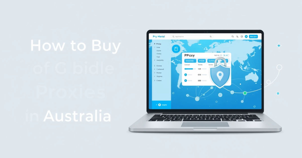 How to Buy 4G Mobile Proxies in Australia