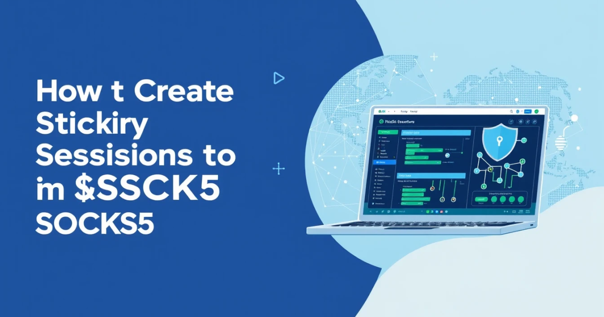 How to Create Sticky Sessions with SOCKS5 Proxies