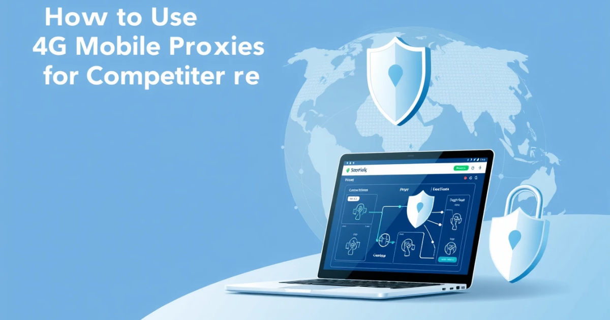 How to Use 4G Mobile Proxies for Competitor Research