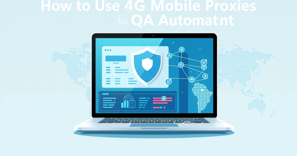 How to Use 4G Mobile Proxies for QA Automation