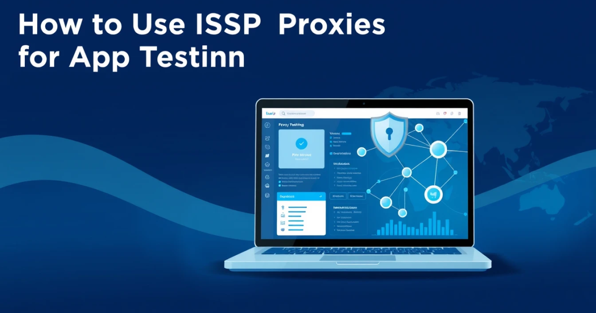 How to Use ISP Proxies for App Testing
