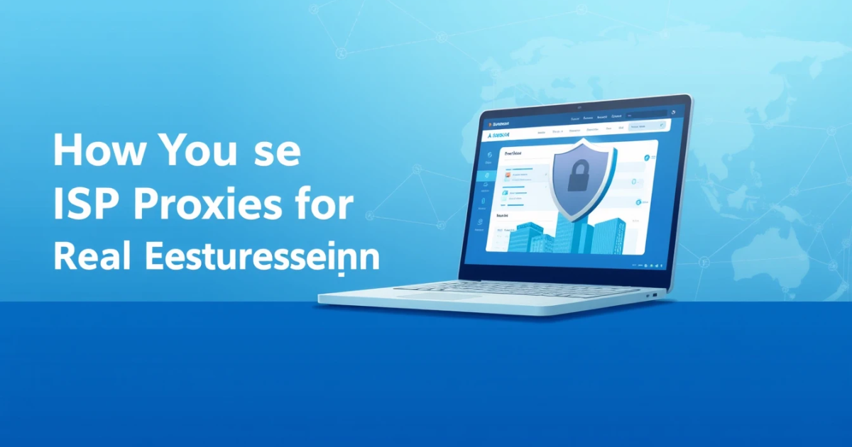 How to Use ISP Proxies for Real Estate Research