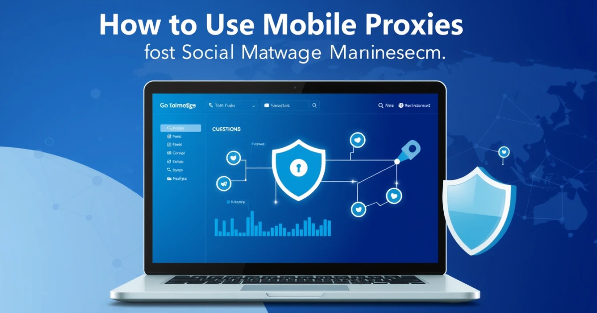 How to Use Mobile Proxies for Social Media Management