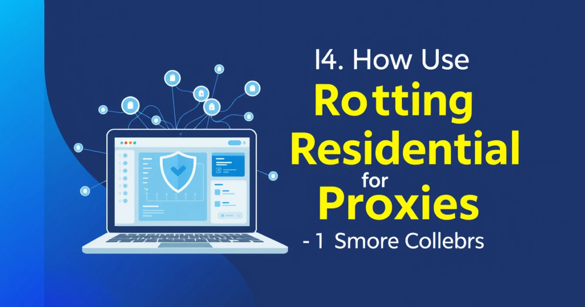 How to Use Rotating Residential Proxies for Public Data Collection