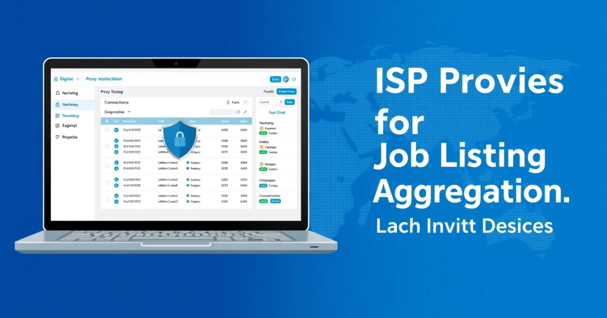ISP Proxies for Job Listing Aggregation: A Comprehensive Guide