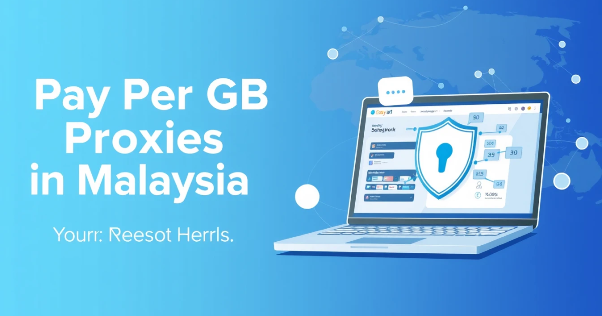 Pay Per GB Proxies in Malaysia: Everything You Need to Know