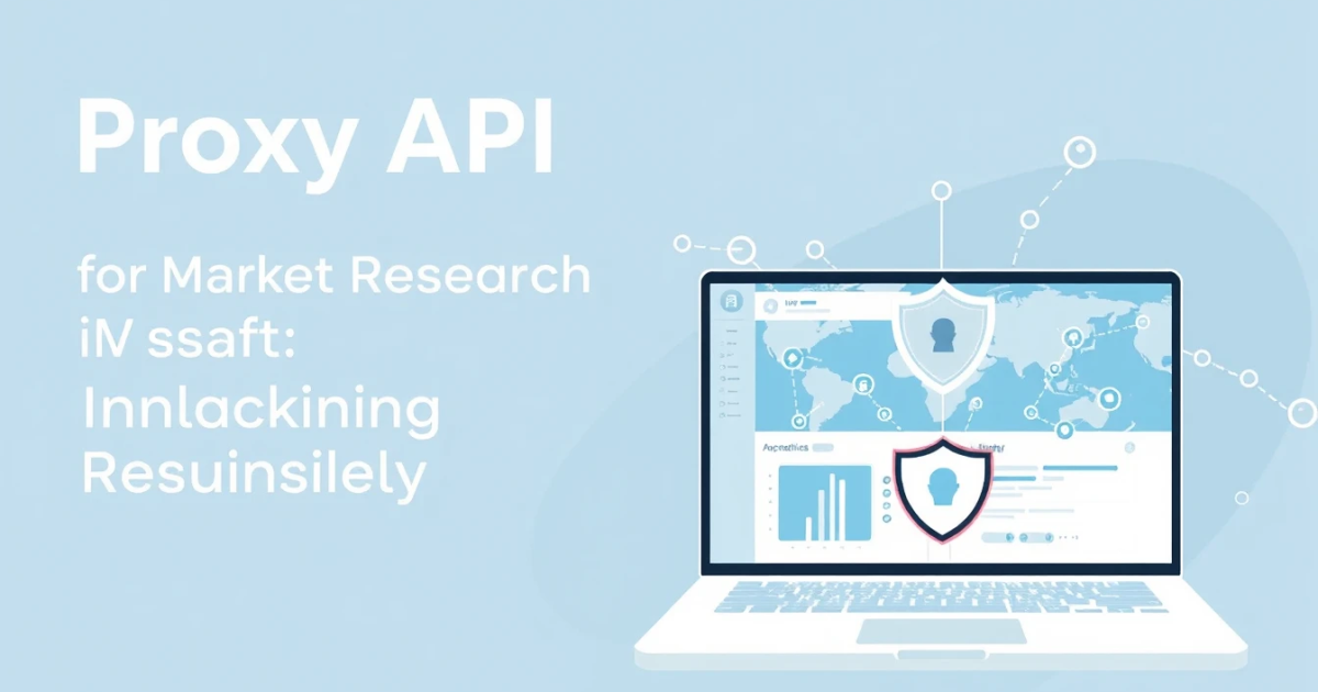 Proxy API for Market Research: Unlocking Insights Responsibly