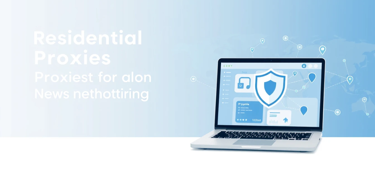 Residential Proxies for News Monitoring