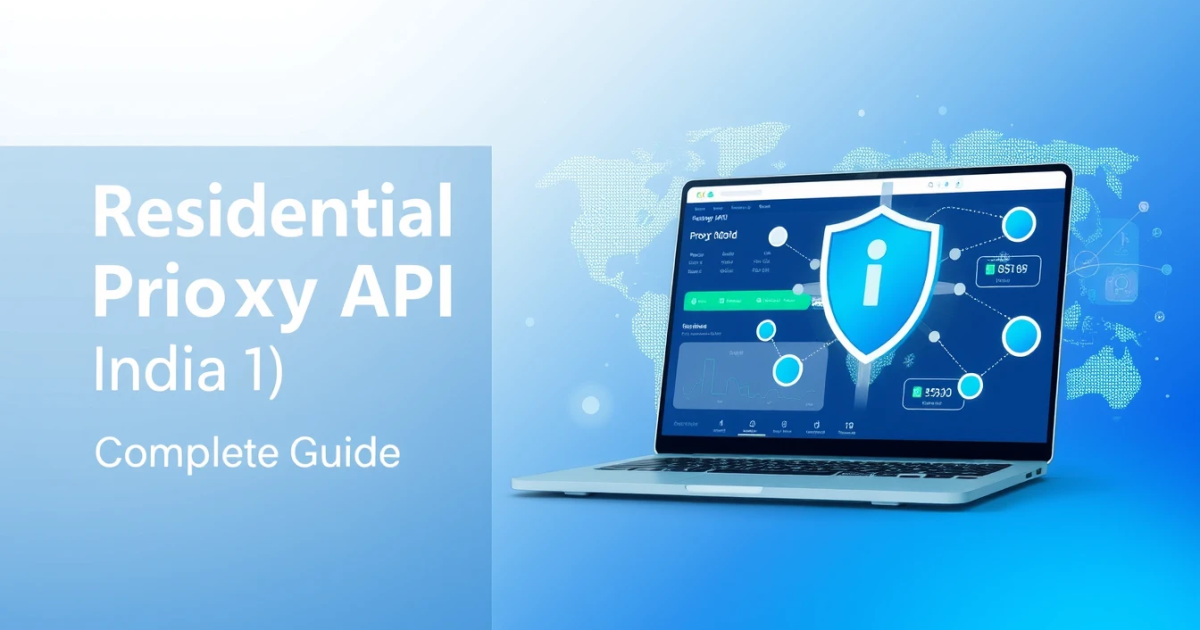 Residential Proxy API India: A Complete Guide