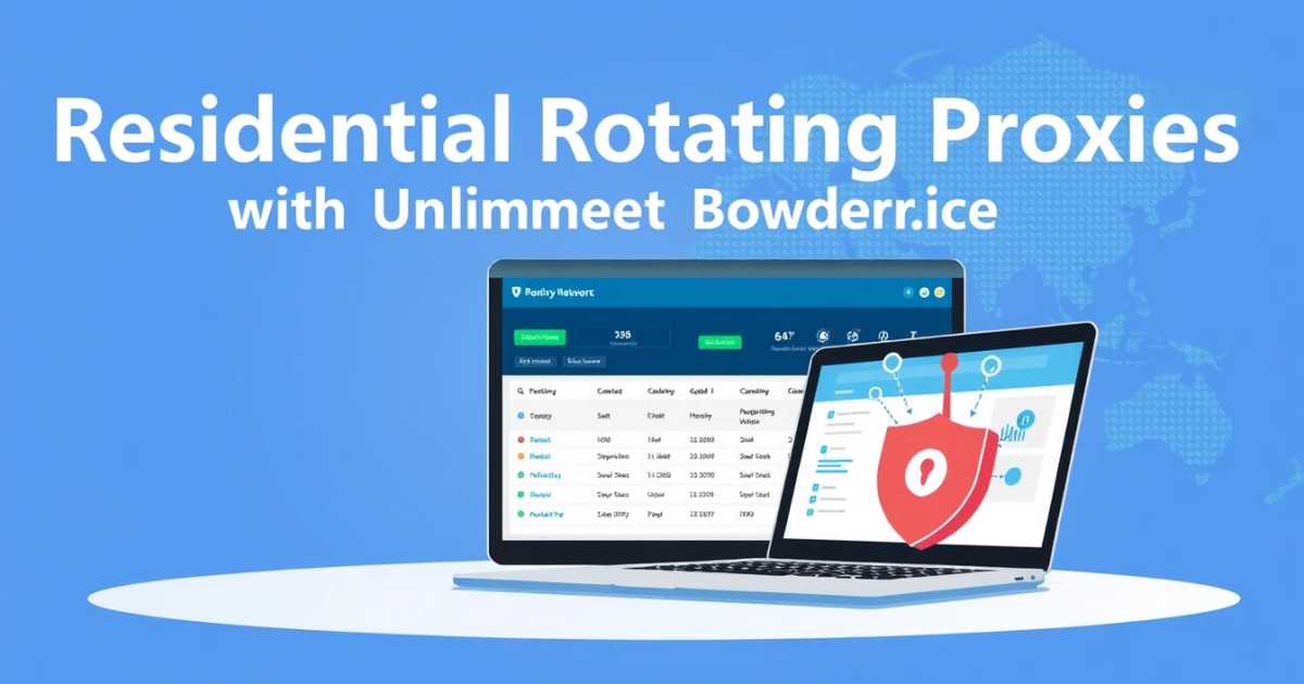 Residential Rotating Proxies with Unlimited Bandwidth: A Complete Guide