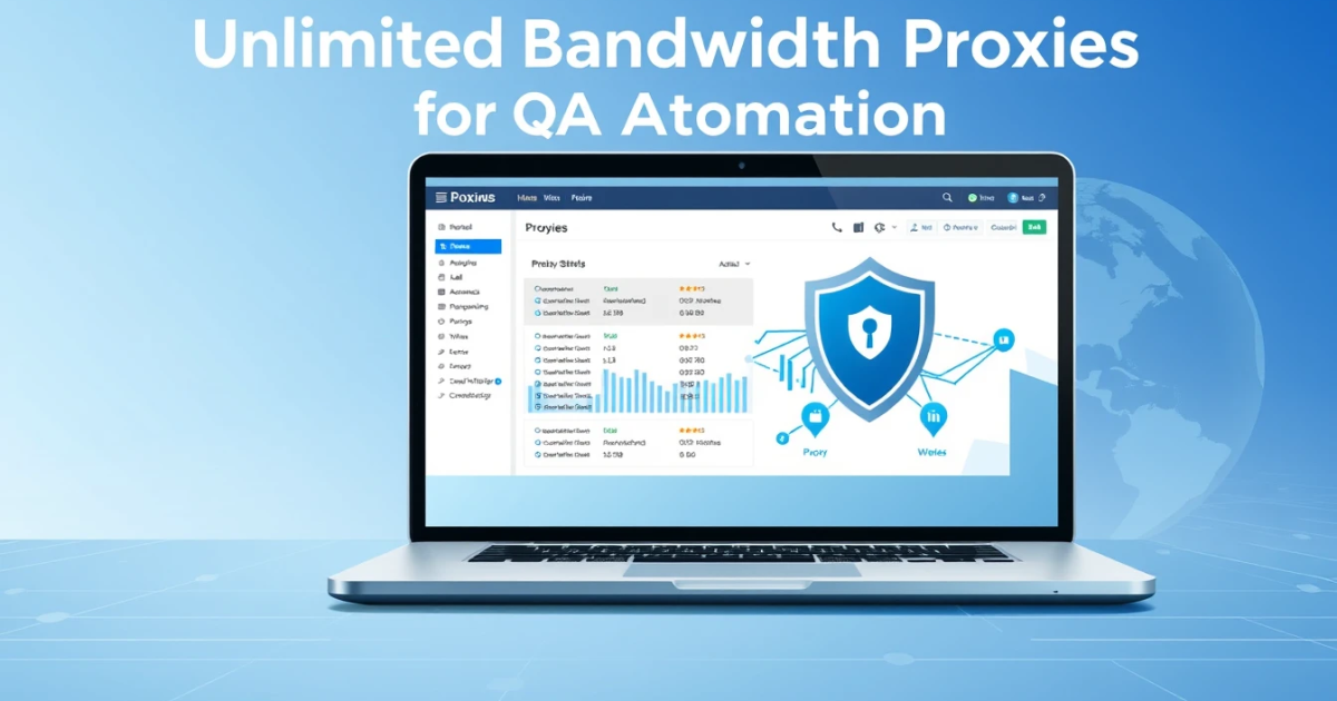Unlimited Bandwidth Proxies for QA Automation