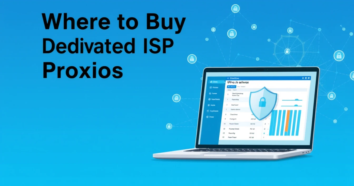 Where to Buy Dedicated ISP Proxies: A Comprehensive Guide