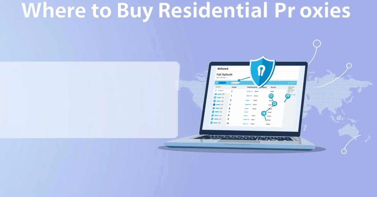 Where to Buy Residential Proxies: A Comprehensive Guide