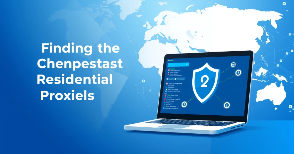 Finding the Cheapest Residential Proxies Per GB
