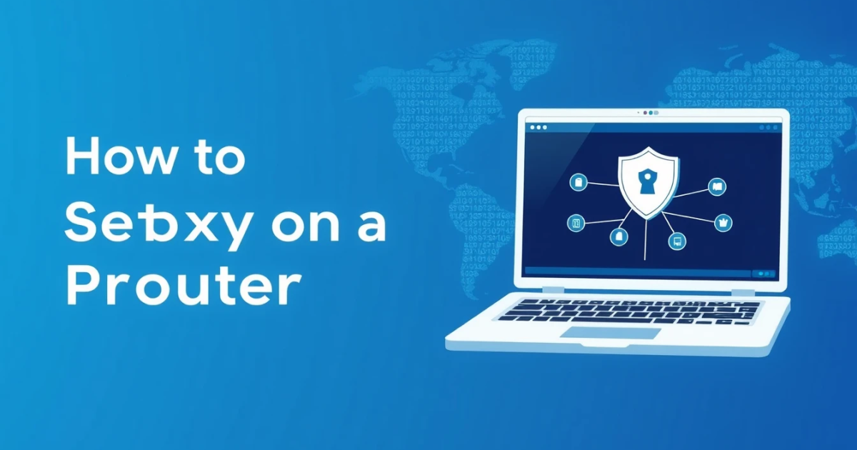 How to Set Up a Proxy on a Router