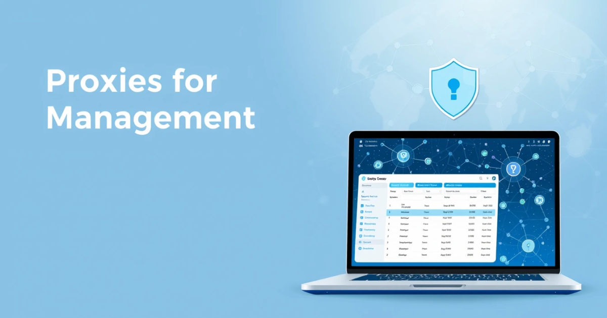 Proxies for Account Management: A Smart Approach