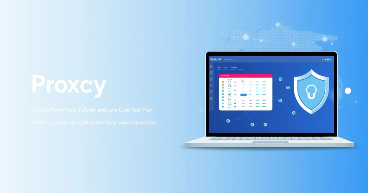 Proxy Free Trial vs Low Cost Test Plan