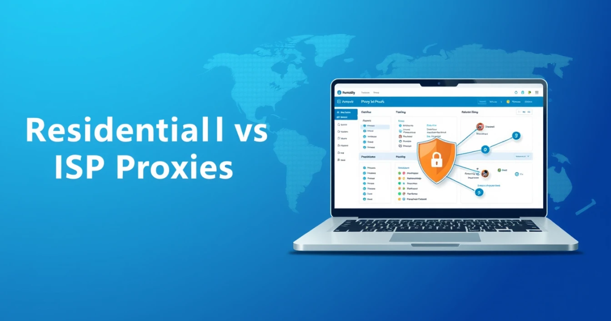 Residential vs ISP Proxies for Antidetect Browser Profiles