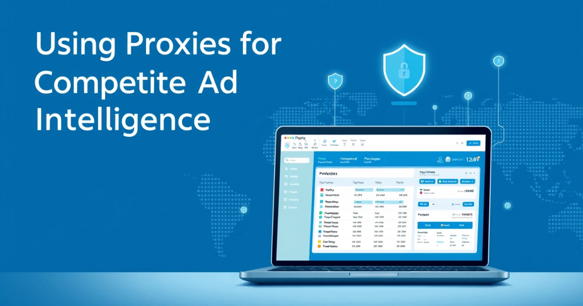 Using Proxies for Competitor Ad Intelligence